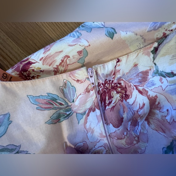 90s Vintage Carol Anderson Floral Tea Dress Sz Sm - Picture 6 of 7